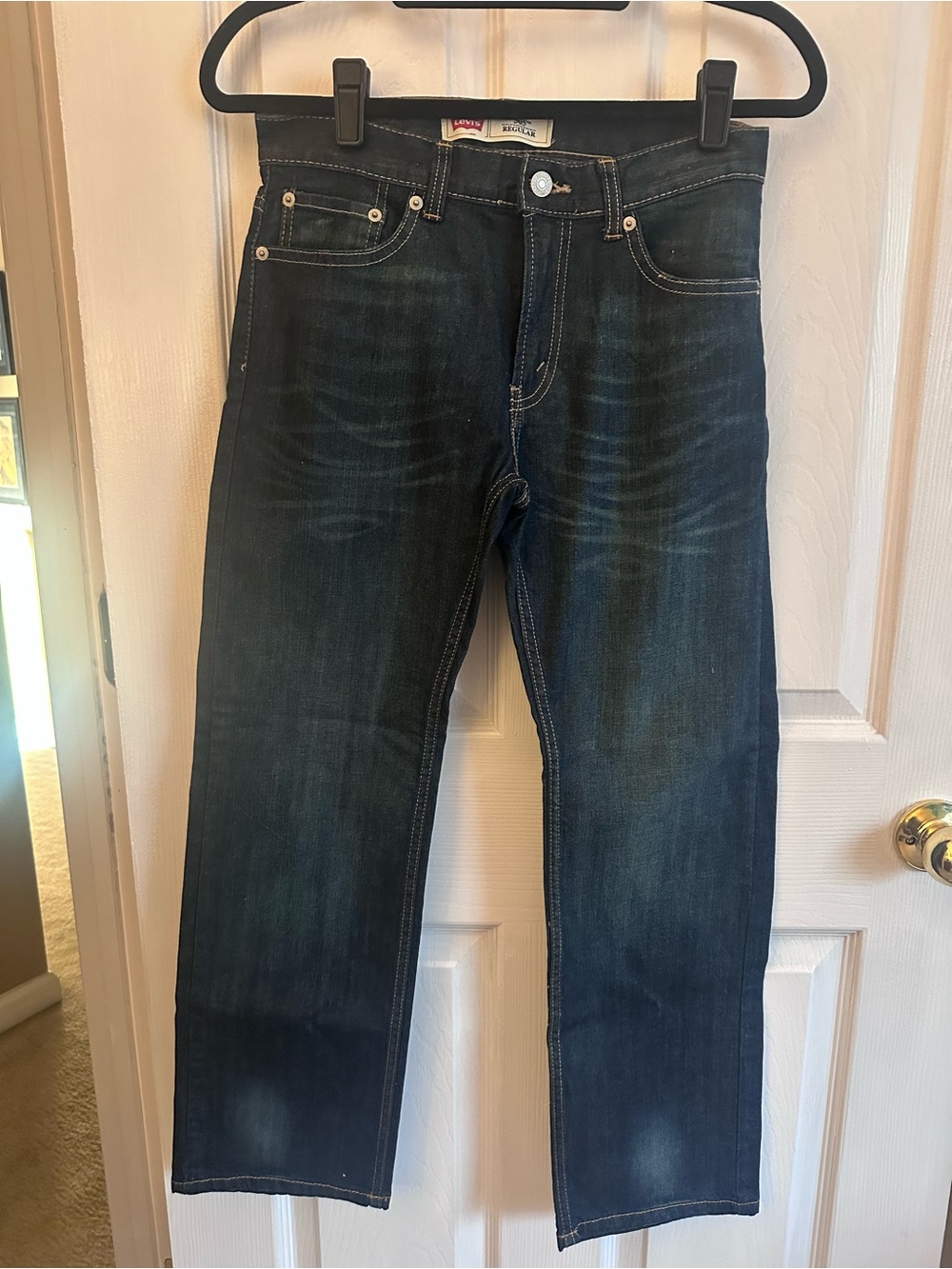 Levi's Boy’s Indigo Straight Jeans